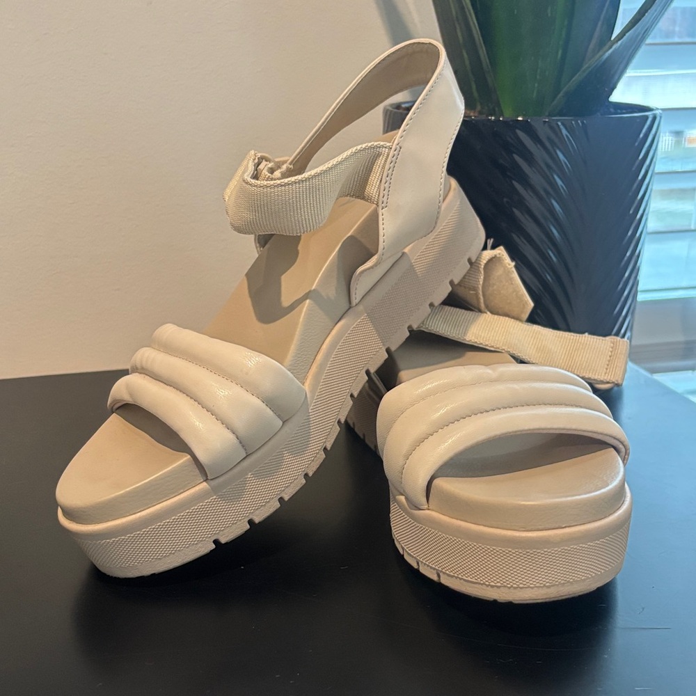 MIA- Cream Platform Sandals
